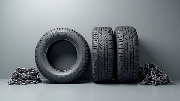 Choisissez entre chaînes et chaussettes 225/40 R18 pour un hiver sécurisé